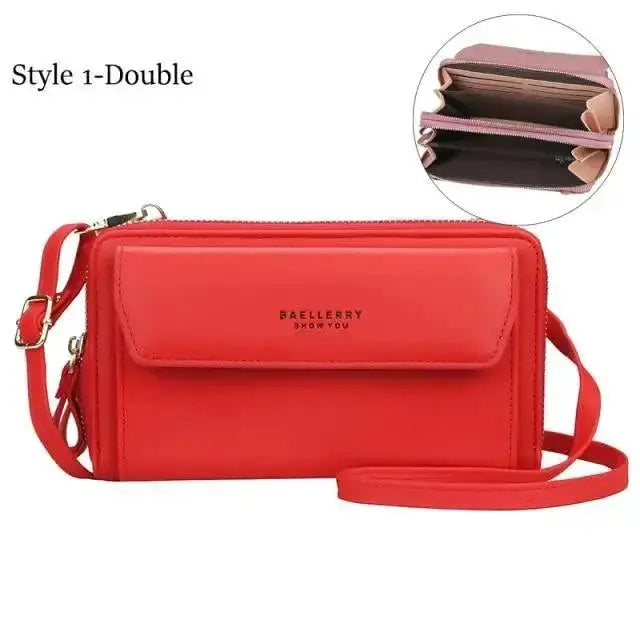 Women Pu Leather Crossbody Bags with Card Holders