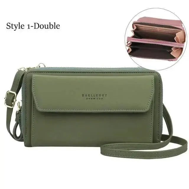 Women Pu Leather Crossbody Bags with Card Holders