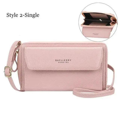 Women Pu Leather Crossbody Bags with Card Holders