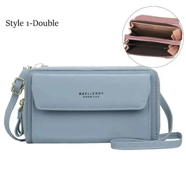Women Pu Leather Crossbody Bags with Card Holders