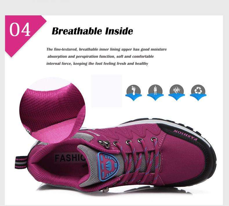 Stevvex women running air cushion athletic sneakers magenta mesh upper lace-up casual gym shoes on Tampa Home & Garden Store