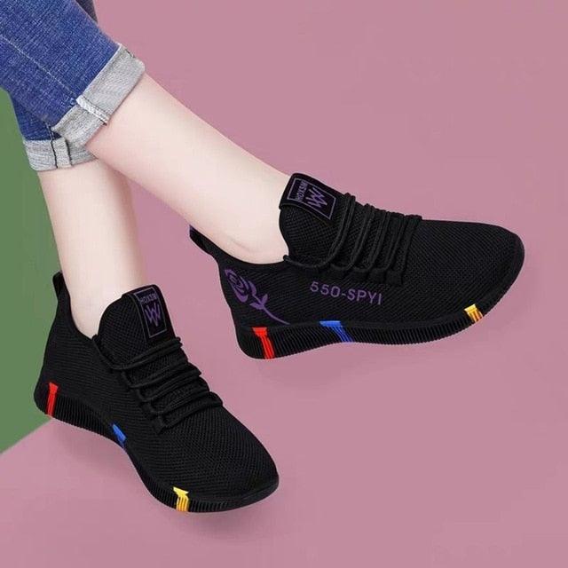 Women's Lightweight and Breathable Platform Shoes