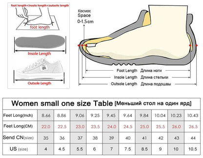 Stevvex White Canvas Low-Top Sneakers lace-up shown with measurement diagram and size chart on Tampa Home & Garden Store