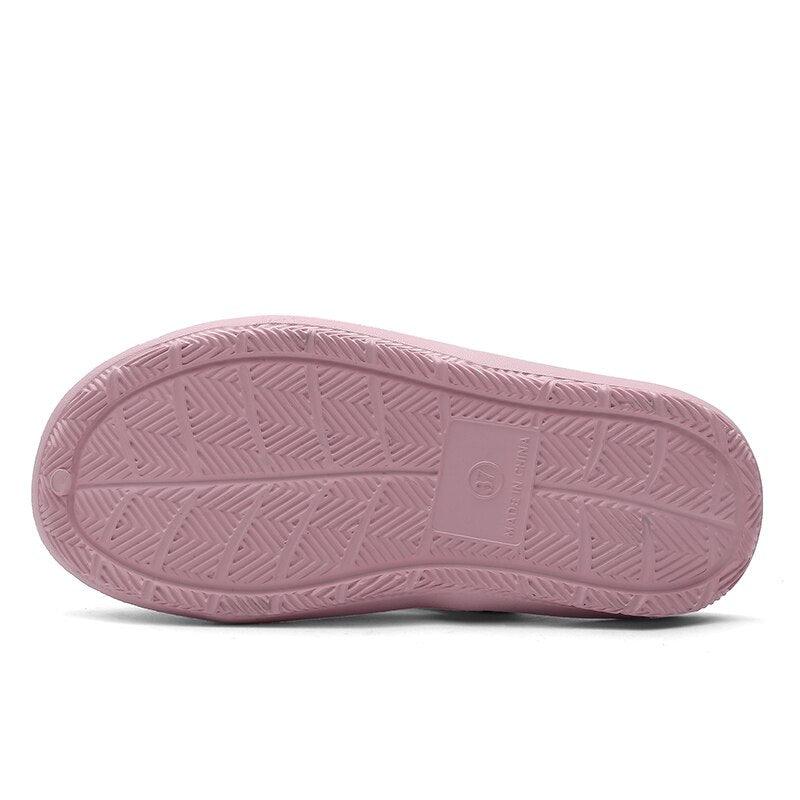 Pink Stevvex women's slip-on clogs sole with breathable rubber tread on Tampa Home & Garden Store