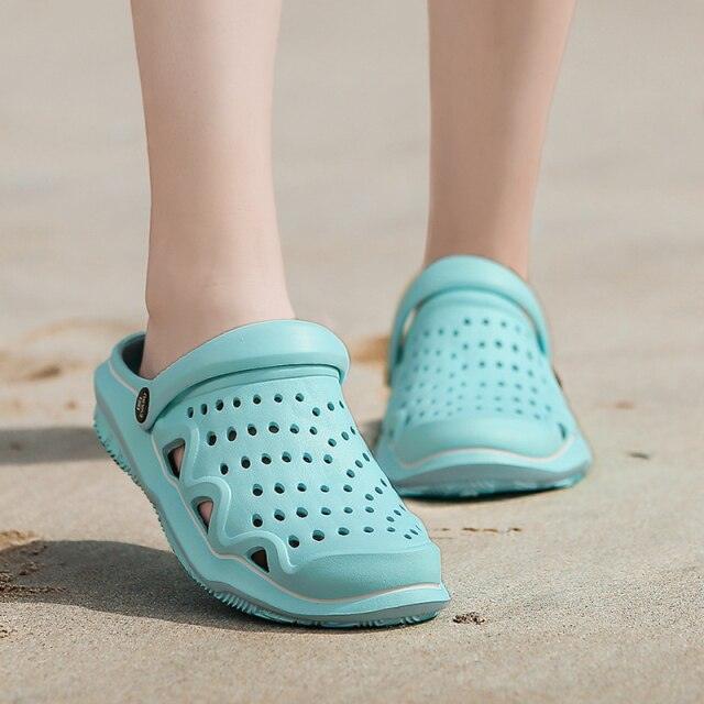 Women's aqua breathable clogs sandals Stevvex slip-on pair for home and beach, lightweight on Tampa Home & Garden Store