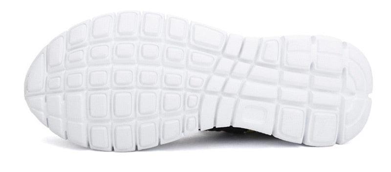 Stevvex women's sneakers white outsole grid pattern flat shoes on Tampa Home & Garden Store