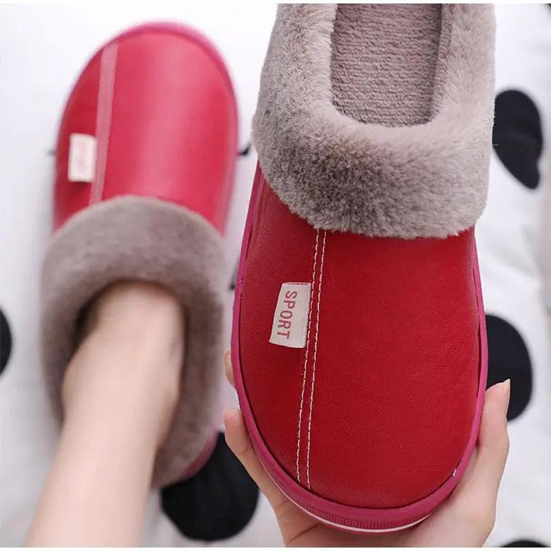 Women's Plush Memory Foam Slippers for Home