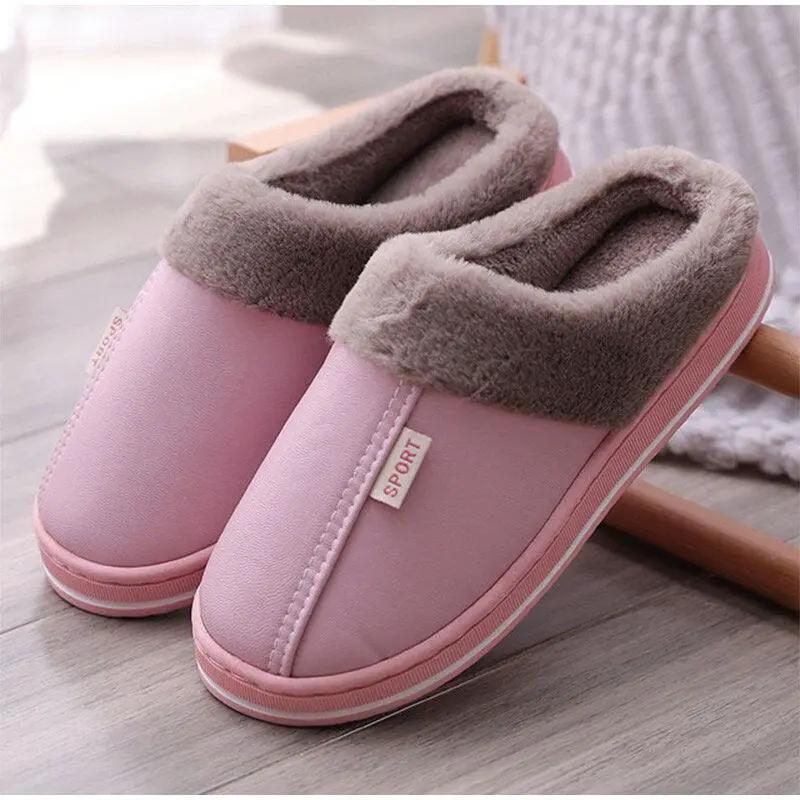 Women's Plush Memory Foam Slippers for Home