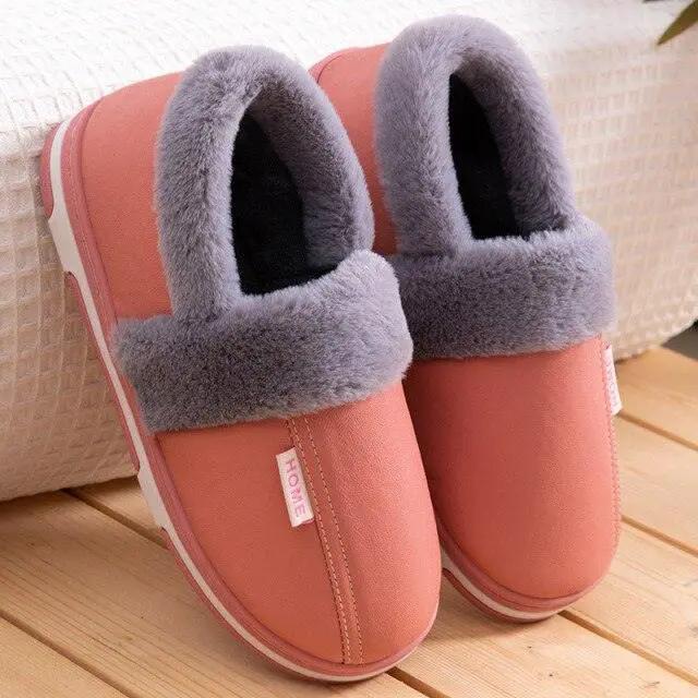 Women's Plush Memory Foam Slippers for Home