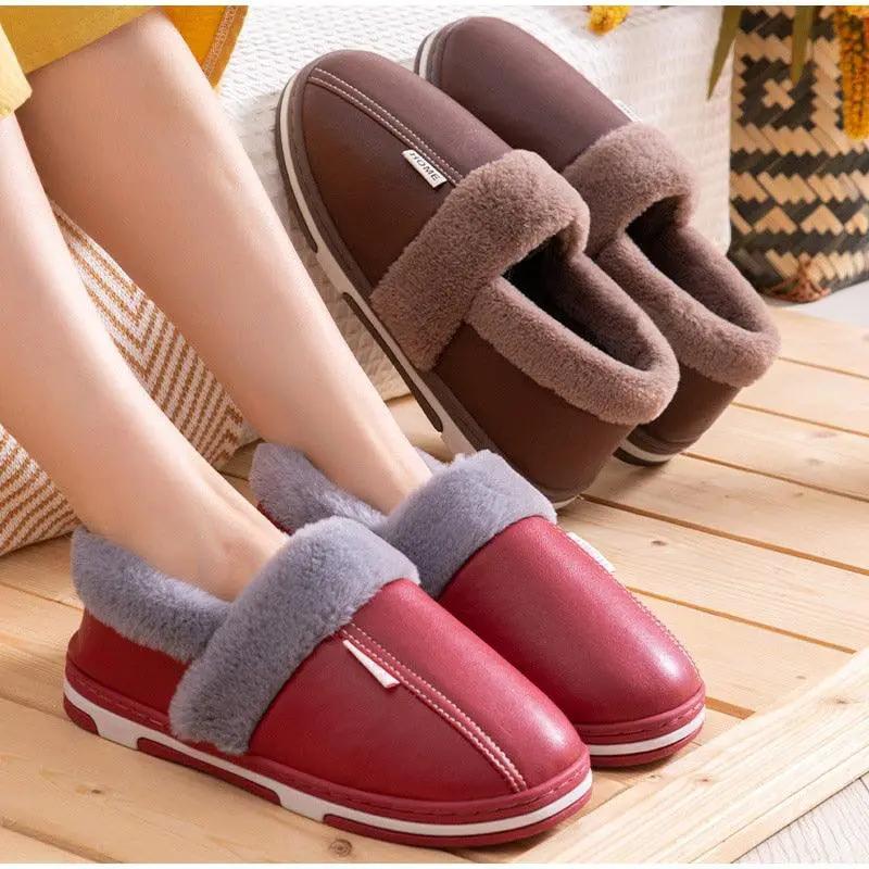 Women's Plush Memory Foam Slippers for Home