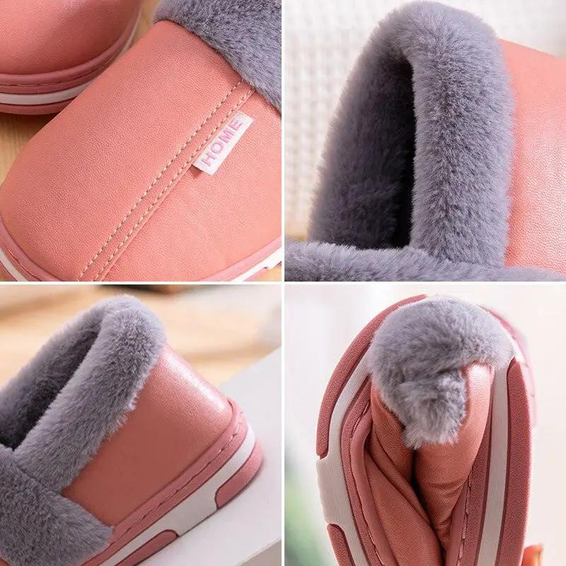 Women's Plush Memory Foam Slippers for Home