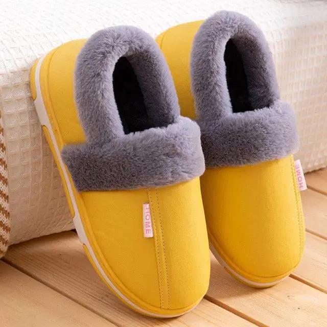 Women's Plush Memory Foam Slippers for Home