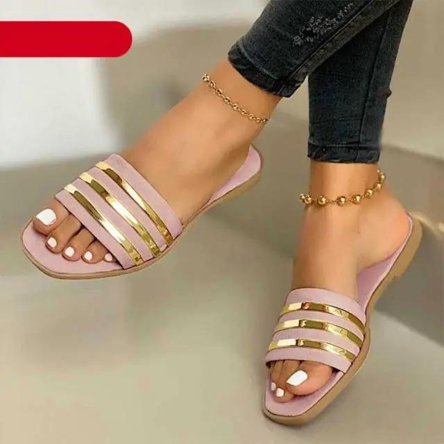 Women Summer Sandals Flat Flip Flops Casual Beach