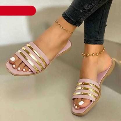Women Summer Sandals Flat Flip Flops Casual Beach