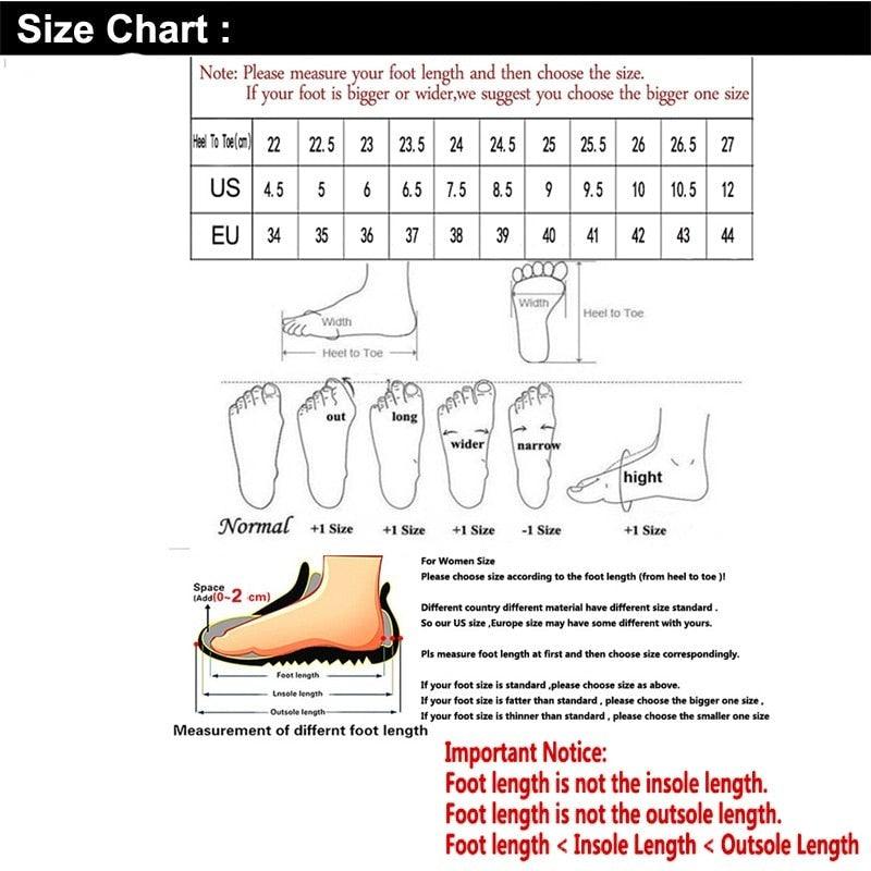 Stevvex Women Snow Boots size chart with US sizes and foot-length guide on Tampa Store on Tampa Home & Garden Store