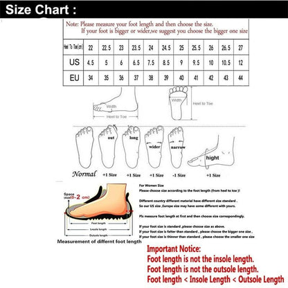 Stevvex Women Snow Boots size chart with US sizes and foot-length guide on Tampa Store on Tampa Home & Garden Store
