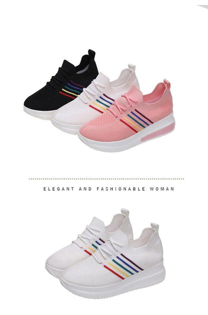 Women Lightweight and Breathable Platform Shoes