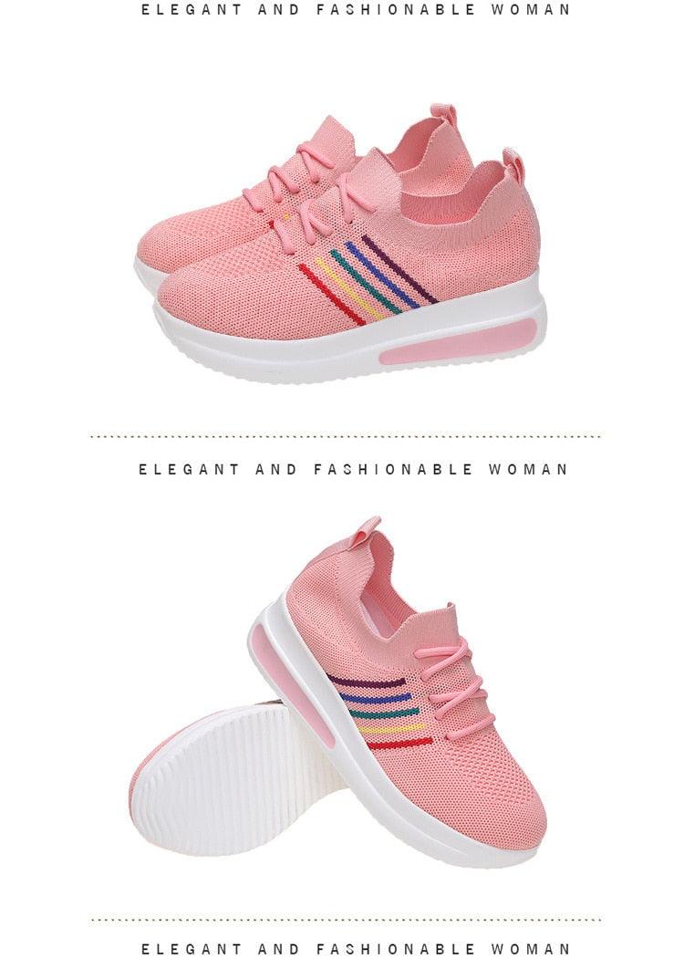 Women Lightweight and Breathable Platform Shoes