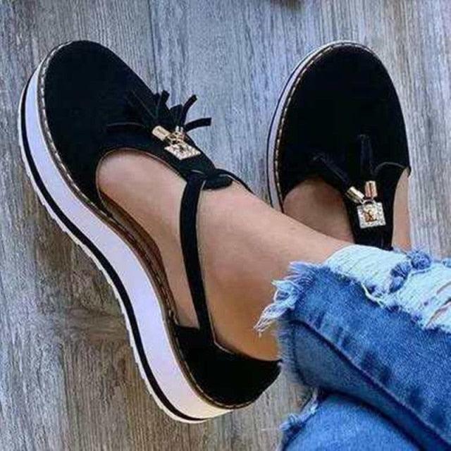 Women Buckle Strap Summer Sandals Platform