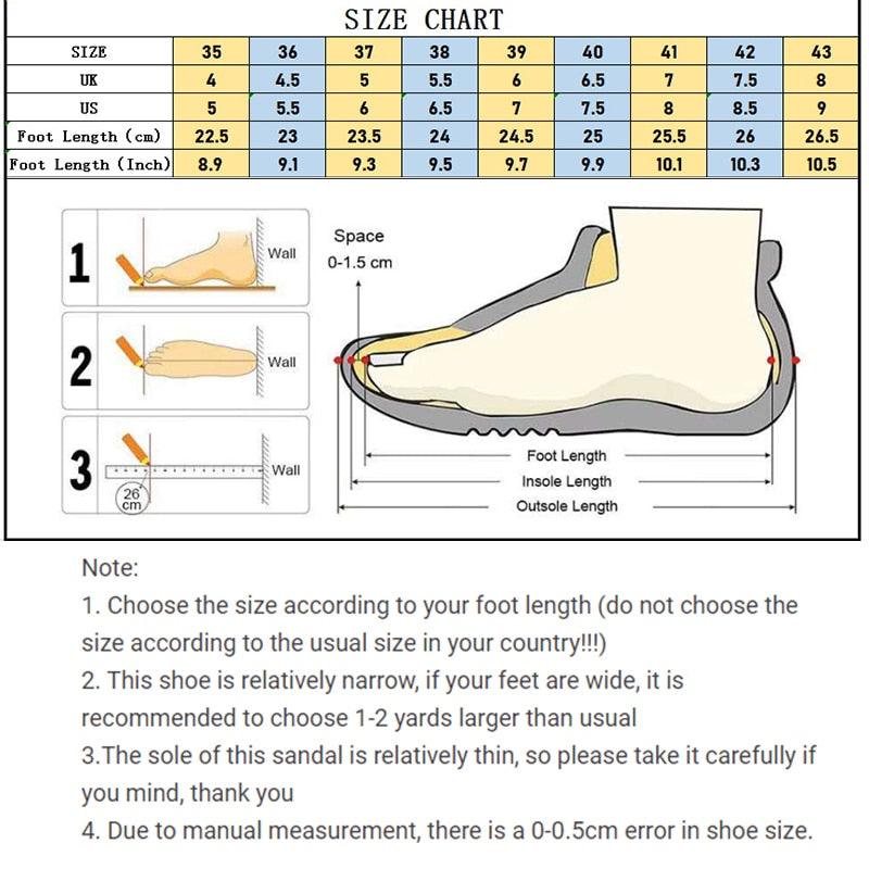 Stevvex women summer leather flat sandals with strappy open-toe ring design size chart guide on Tampa Home & Garden Store