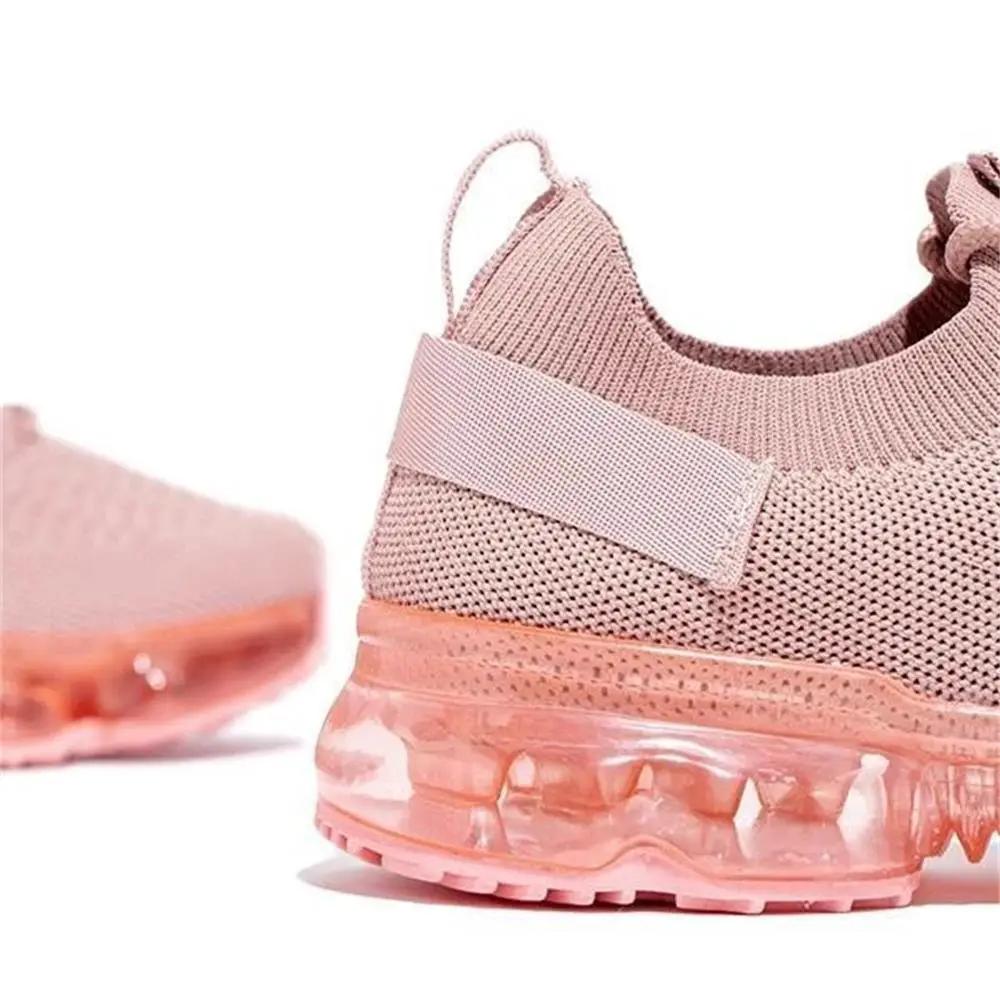 Women Trendy Cushion Sneakers Lace Up Running