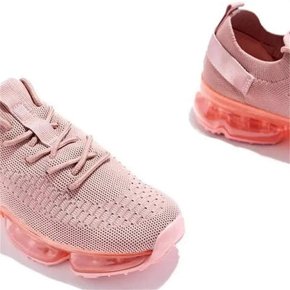 Women Trendy Cushion Sneakers Lace Up Running