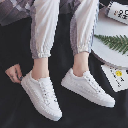 Stevvex women white business sneakers with platform sole, casual sport shoes on Tampa Home & Garden Store