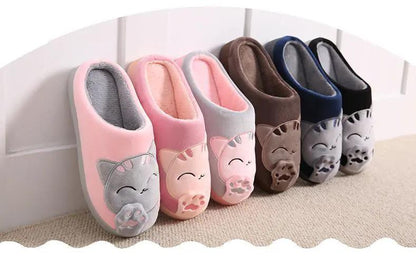 Women Winter Fur Slippers With Non Slip Outsole