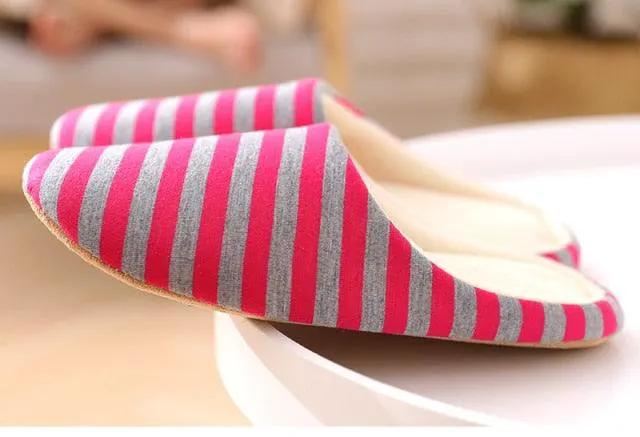 Women Winter Fur Slippers With Non Slip Outsole