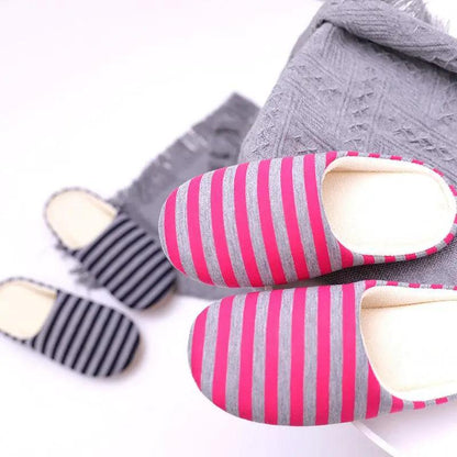 Women Winter Fur Slippers With Non Slip Outsole