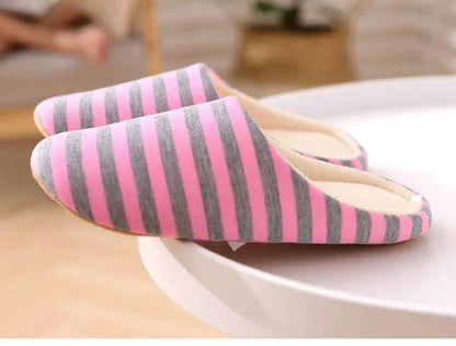 Women Winter Fur Slippers With Non Slip Outsole