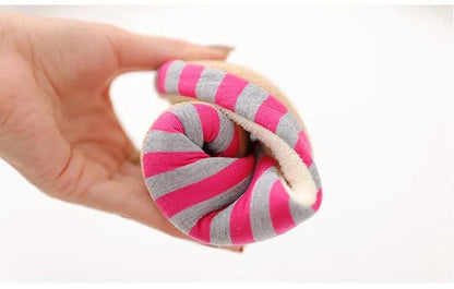 Women Winter Fur Slippers With Non Slip Outsole