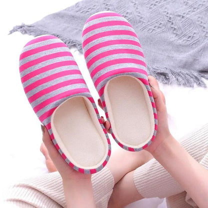 Women Winter Fur Slippers With Non Slip Outsole