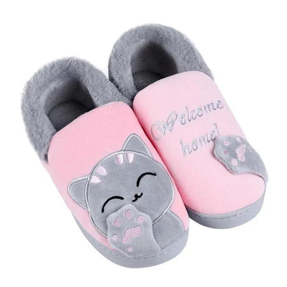 Women Winter Home Slippers Non Slip Memory Foam