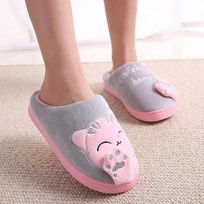 Women Winter Home Slippers Non Slip Memory Foam