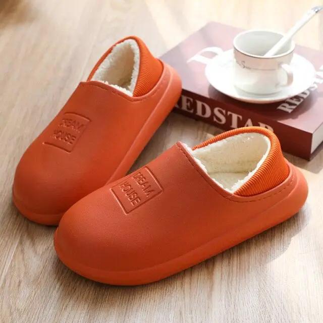 Women Winter Home Slippers Non Slip Memory Foam