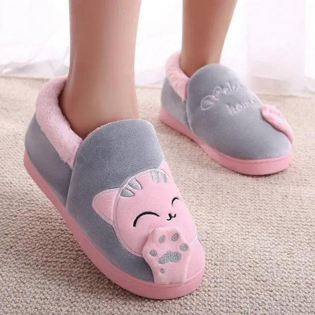 Women Winter Home Slippers Non Slip Memory Foam