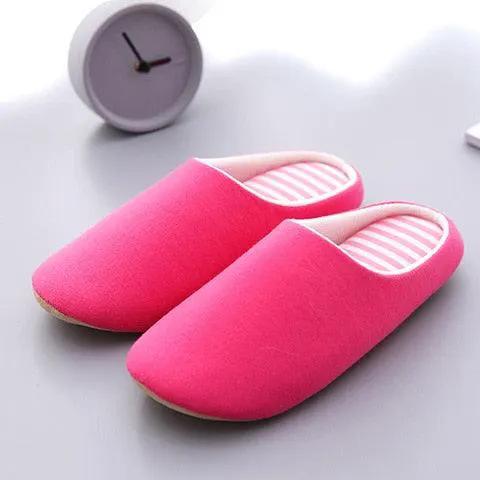 Women Elk Slippers Winter Warm Non Slip Shoes