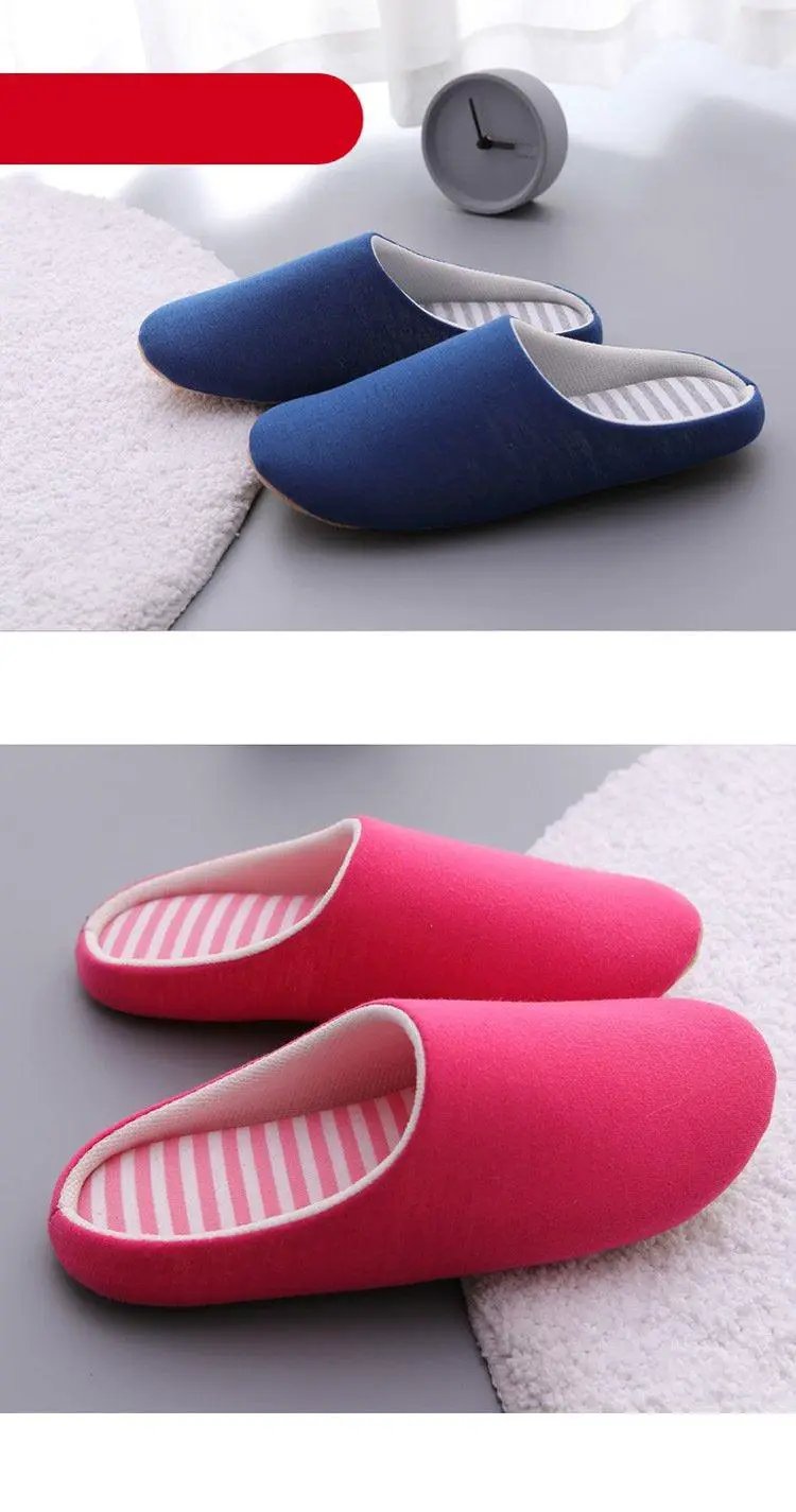 Women Elk Slippers Winter Warm Non Slip Shoes