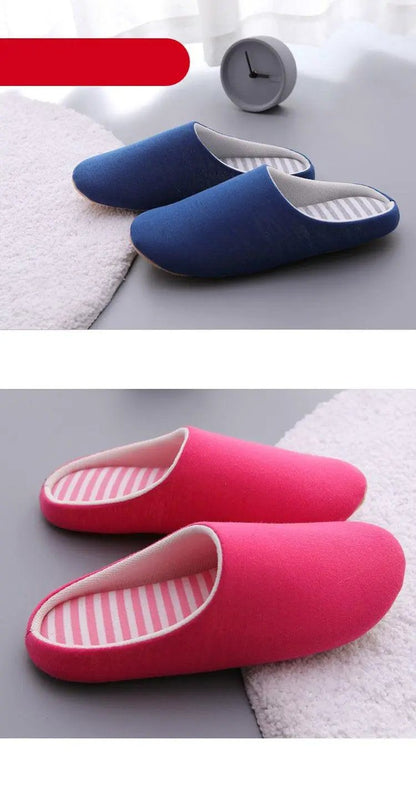 Women Elk Slippers Winter Warm Non Slip Shoes