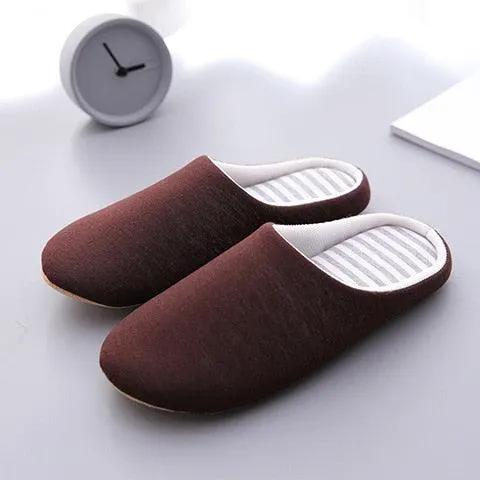 Women Elk Slippers Winter Warm Non Slip Shoes