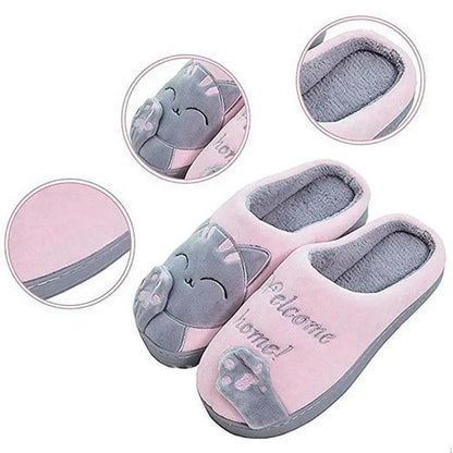 Women Winter Warm Home Slippers With Memory Foam