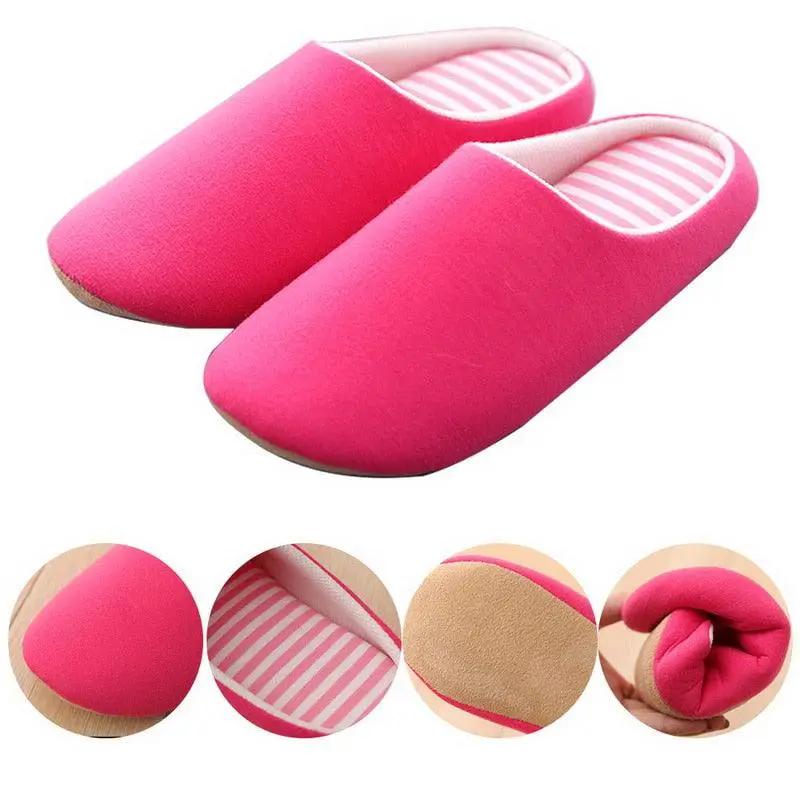Women Winter Warm Home Slippers With Memory Foam