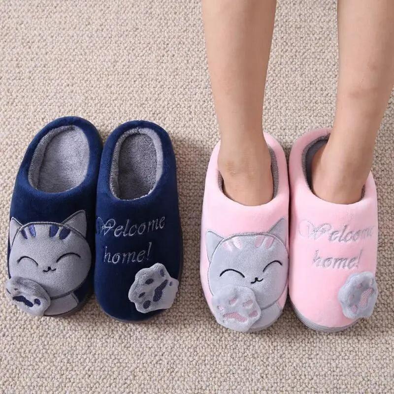 Women Winter Warm Home Slippers With Memory Foam