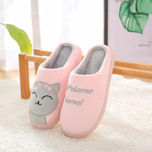 Women Winter Warm Home Slippers With Memory Foam