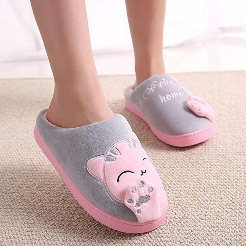 Women Winter Warm Home Slippers With Memory Foam