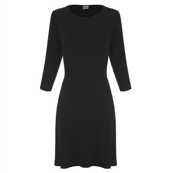 Women's A-Line Bamboo Viscose Dress in Black by Spun Bamboo on Tampa Home & Garden Store