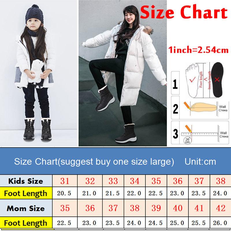 Womens Stevvex waterproof winter boots with thick fur, black ankle snow boots on Tampa Home & Garden Store