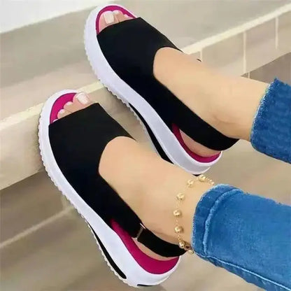 Womens Casual Sandals Buckle Strap Comfort
