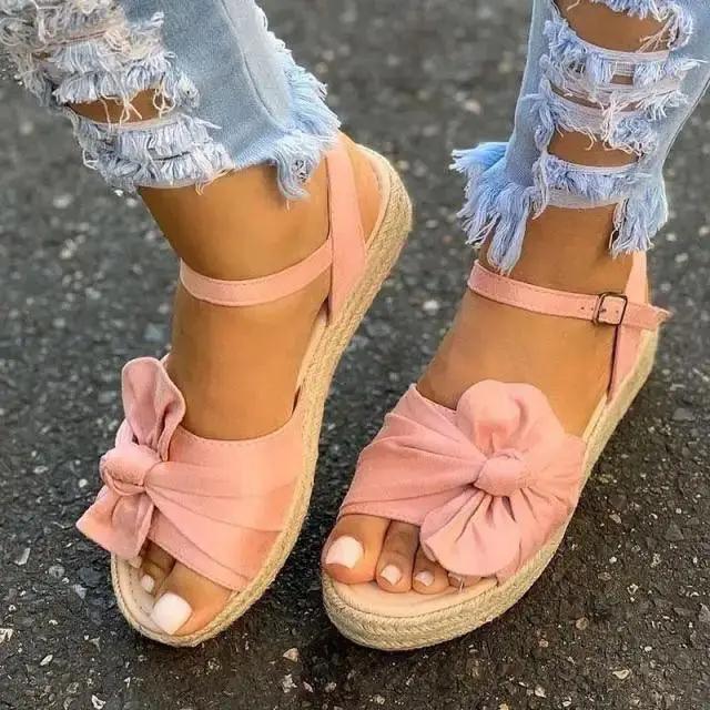Womens Casual Sandals Buckle Strap Comfort